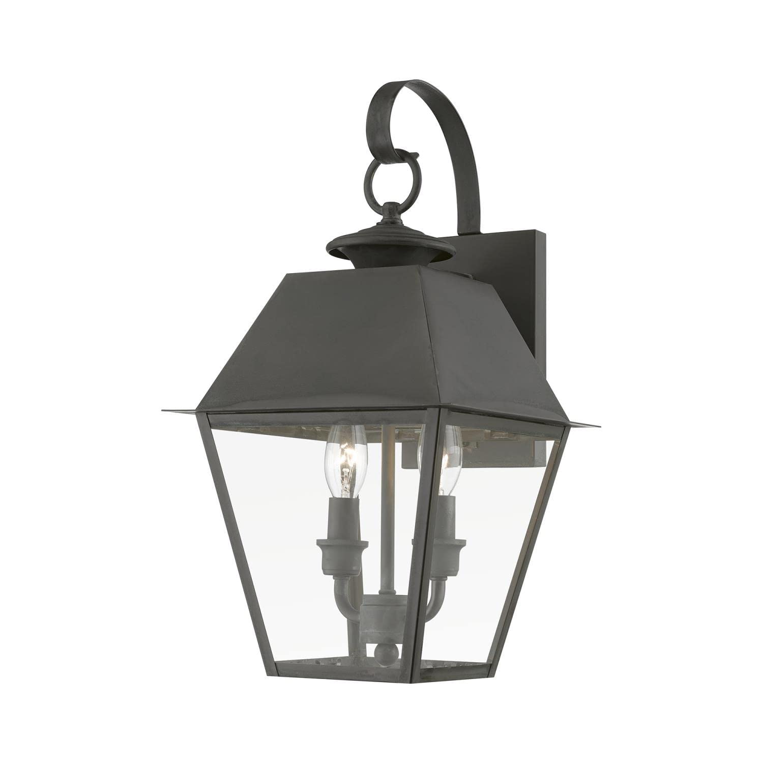 Livex Lighting Wentworth - 2-Light Outdoor Wall Lantern, Classic Style, 16.5