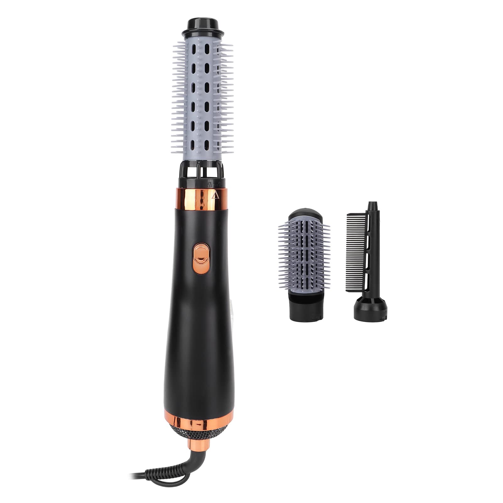 3-in-1 Hot Air Brush - Styler for Blow Drying, Curling & Straightening - Salon Results at Home