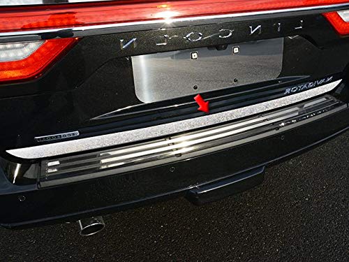 BRIGHTT-QA612871 Stainless Steel Rear Deck Trim for 2015-2017 Lincoln Navigator - 1 Piece Chrome Accent Trim for Car Exterior Enhancement & Luxury Style Upgrade