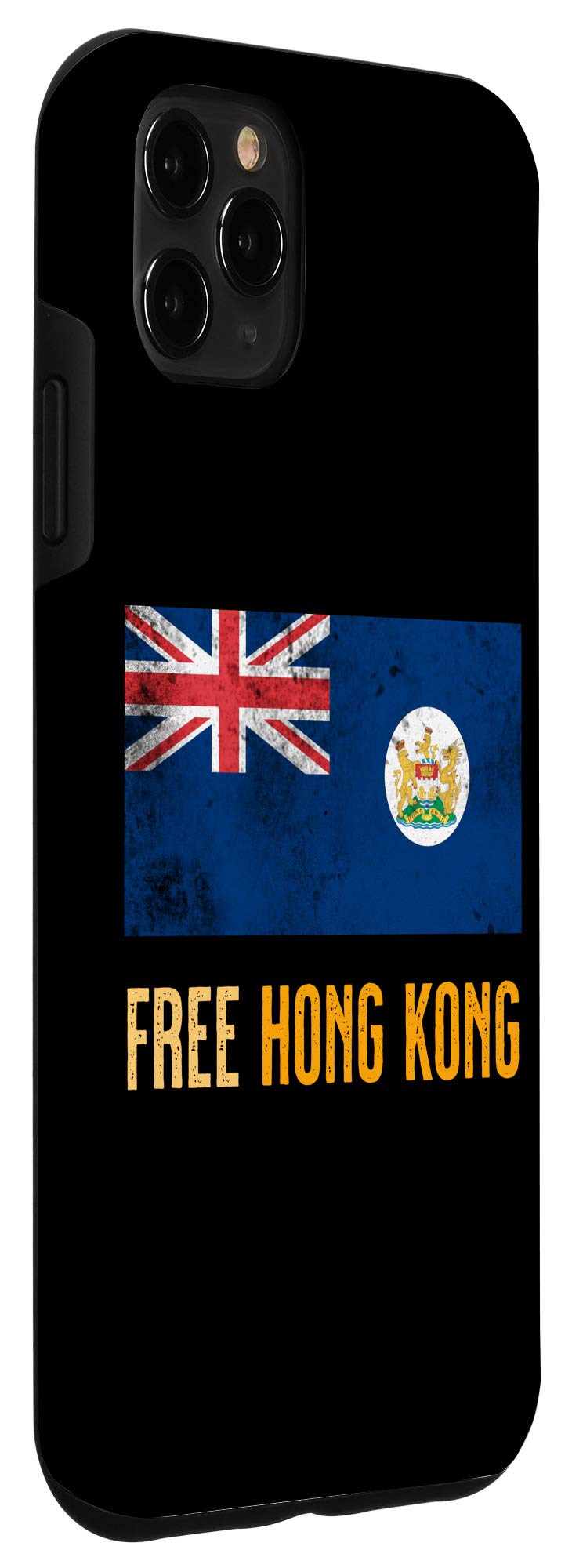 iPhone 11 Pro Max Case - Premium Protective Cover with Hong Kong British Colonial Flag Design | Perfect for Daily Use, Travel & Showcase Your Style
