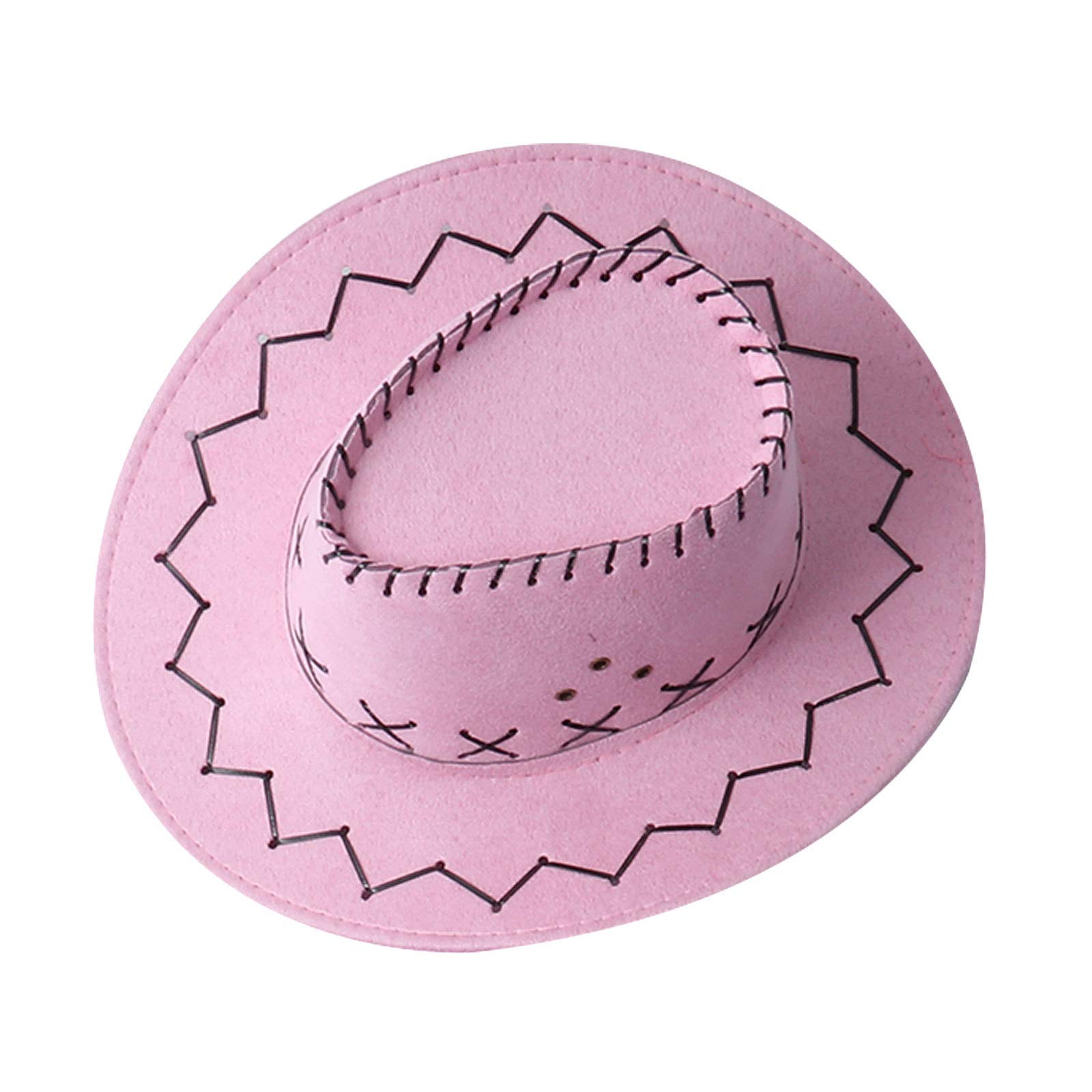 Yartina Kids Cowboy Hat with Bandana - Western Cowboy Costume Accessory for Boys & Girls - Perfect for Halloween, Cosplay, Fancy Dress Parties & Wild West Themed Events