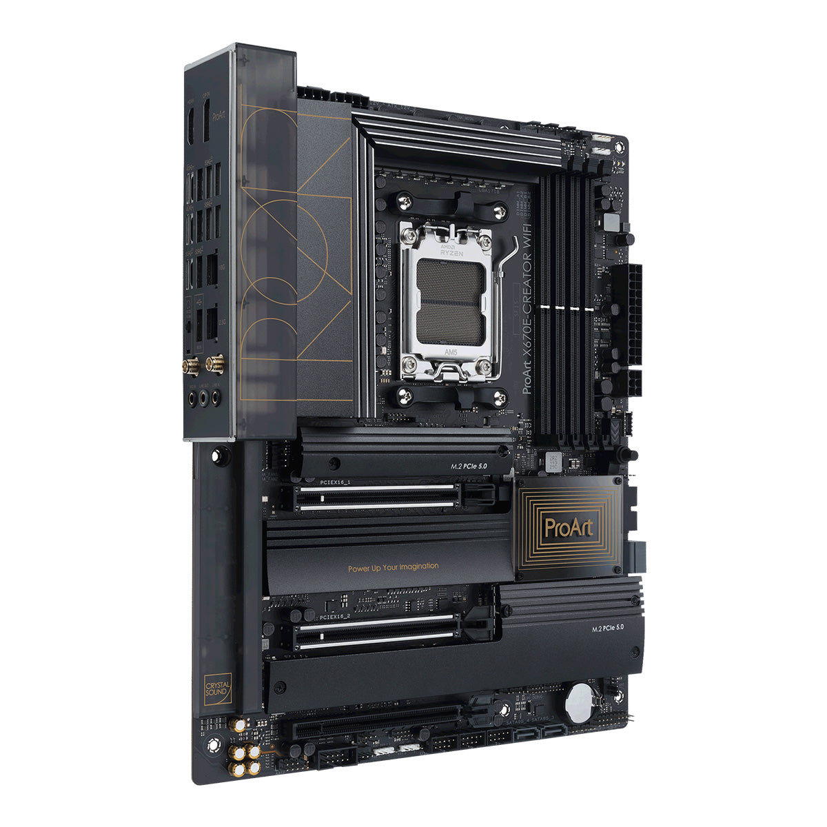 ASUS PROART X670E CREATOR WIFI Workstation Motherboard - AMD AM5 Socket, DDR5, PCIe 5.0, WiFi 6E, Thunderbolt 4 - Perfect for 3D Rendering, Video Editing & Content Creation