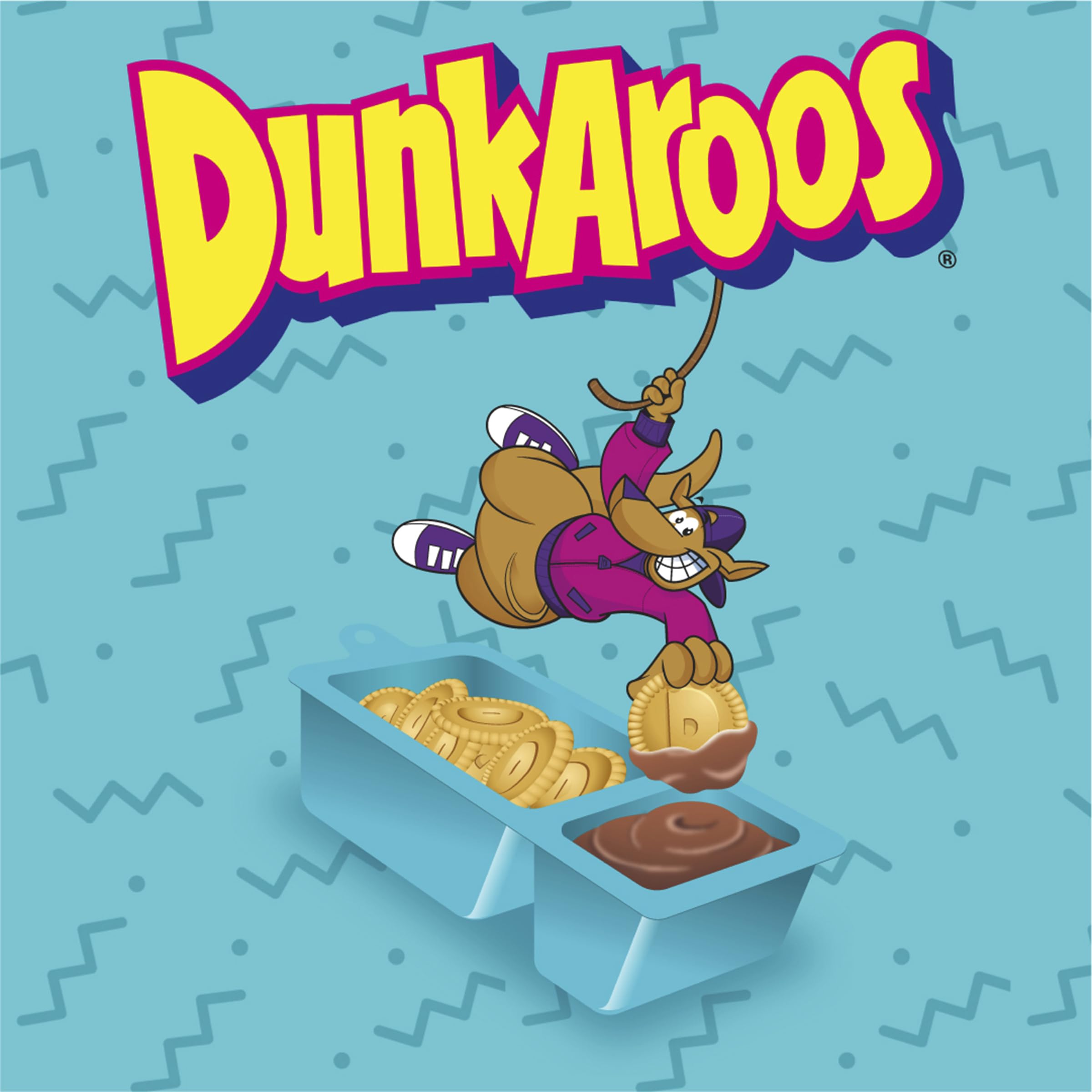 Betty Crocker Dunkaroos Vanilla Cookies with Chocolate Frosting - 12 Count (Pack of 3) | Fun Snack for Kids Lunch Box, Birthday Parties & After School Treats