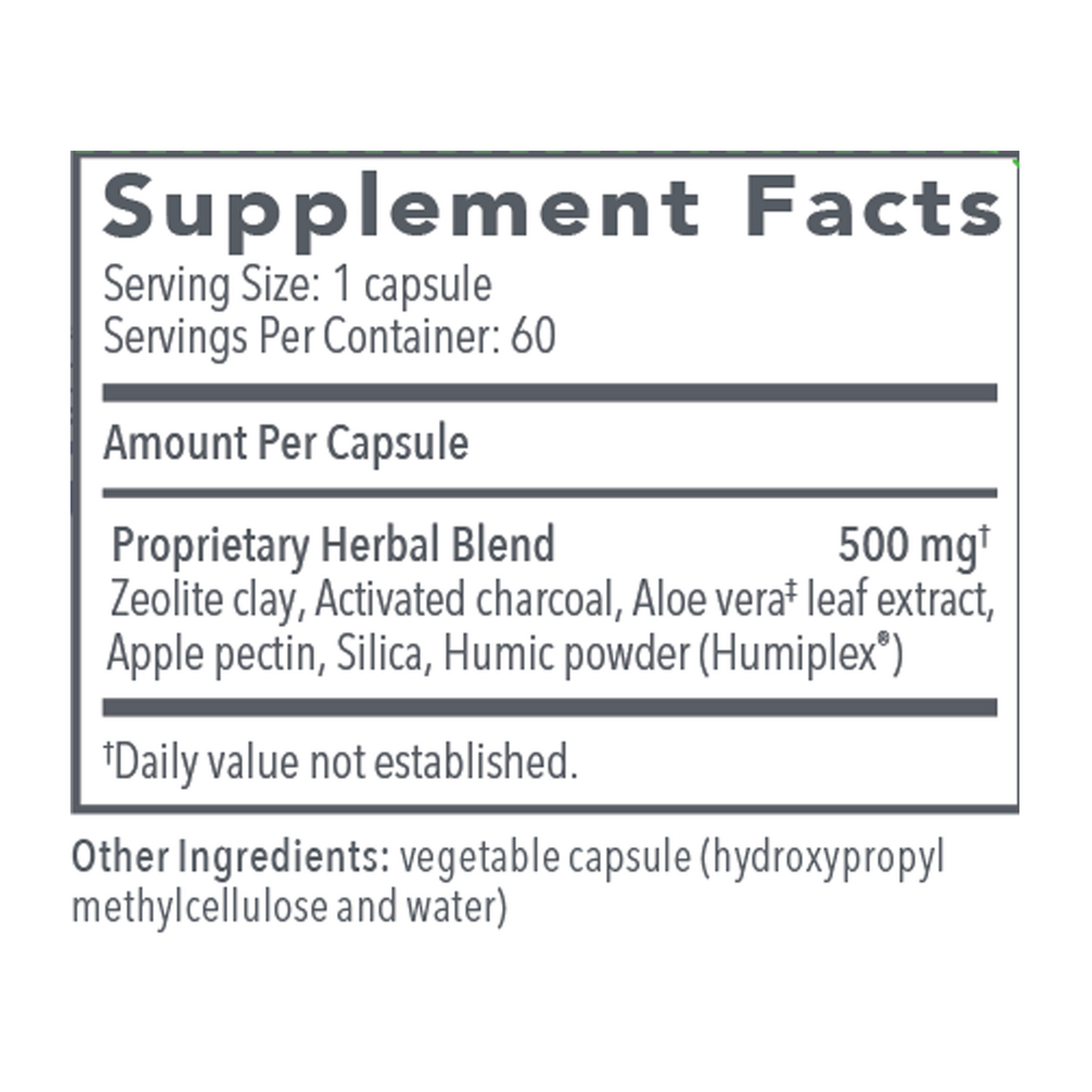 Biocidin Botanicals G.I. Detox™ Supplement - 60 Capsules for Digestive Support & Toxin Removal | Gut Health Cleanse for Daily Wellness & Detox Routine