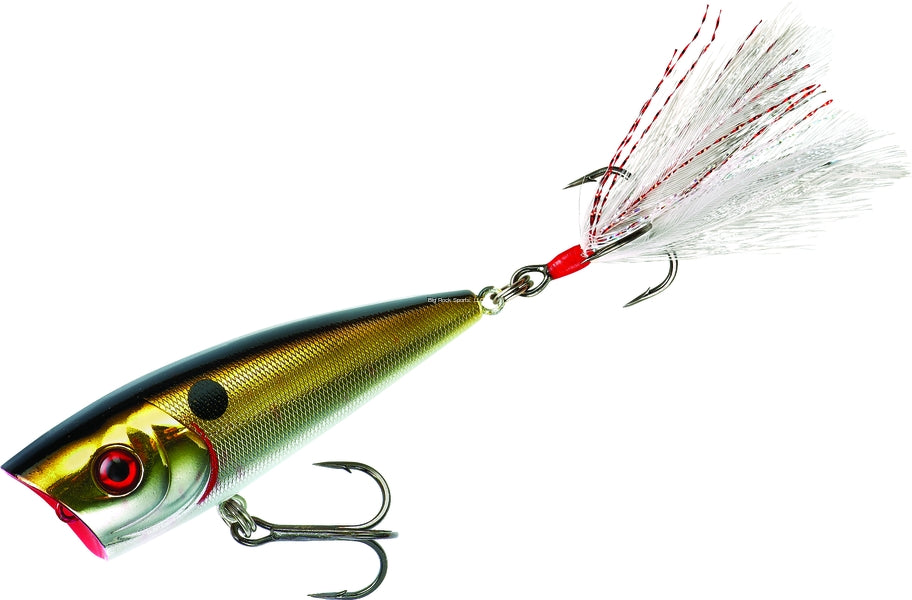 Booyah Boss Pop Topwater Popper Fishing Lure - Premium Bass & Pike Topwater Bait for Freshwater & Saltwater Fishing - Perfect for Morning & Evening Topwater Strikes