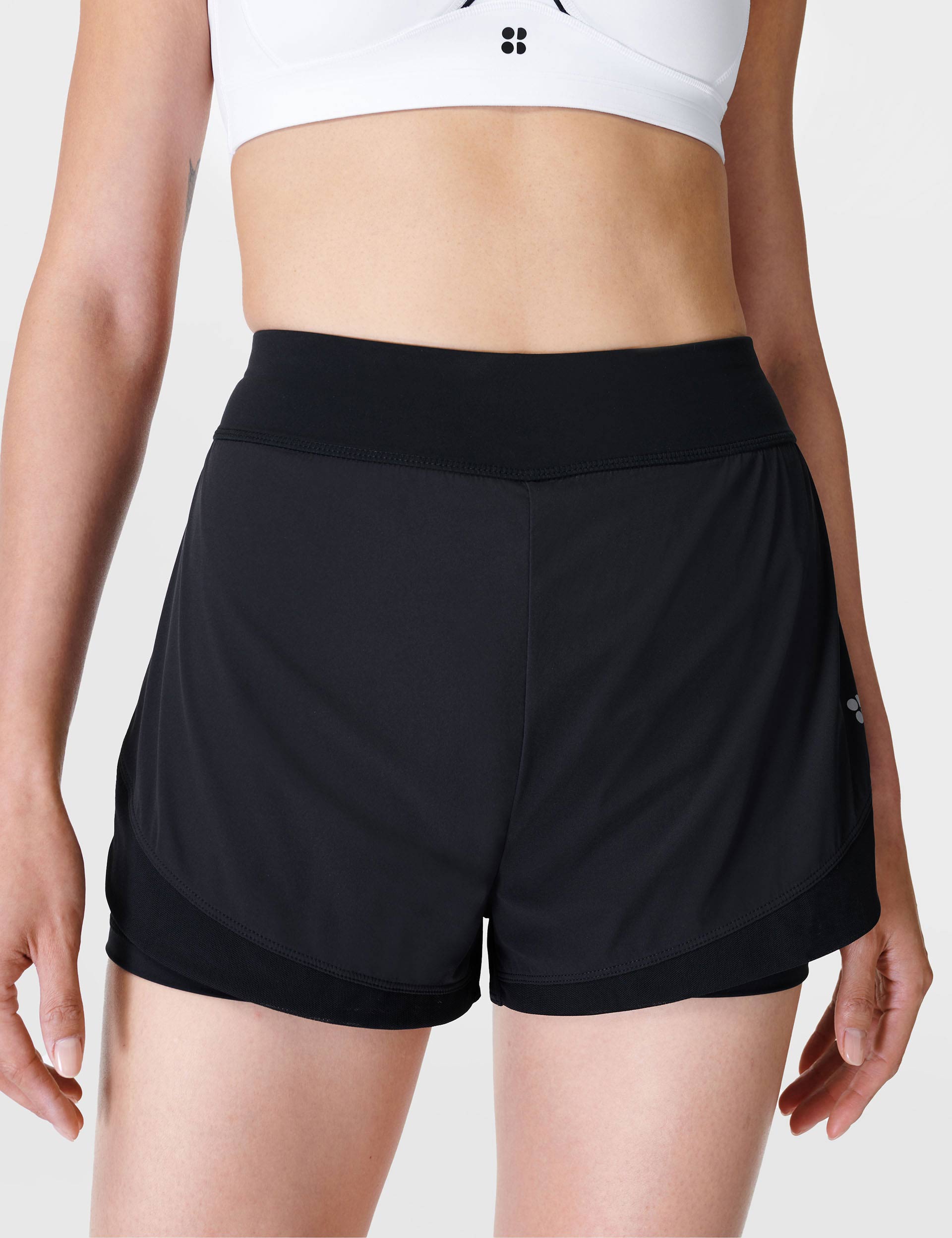 Tempo Run Shorts for Men & Women - Lightweight, Breathable & Quick-Dry Running Shorts in Black - Perfect for Jogging, Gym Workouts & Outdoor Activities