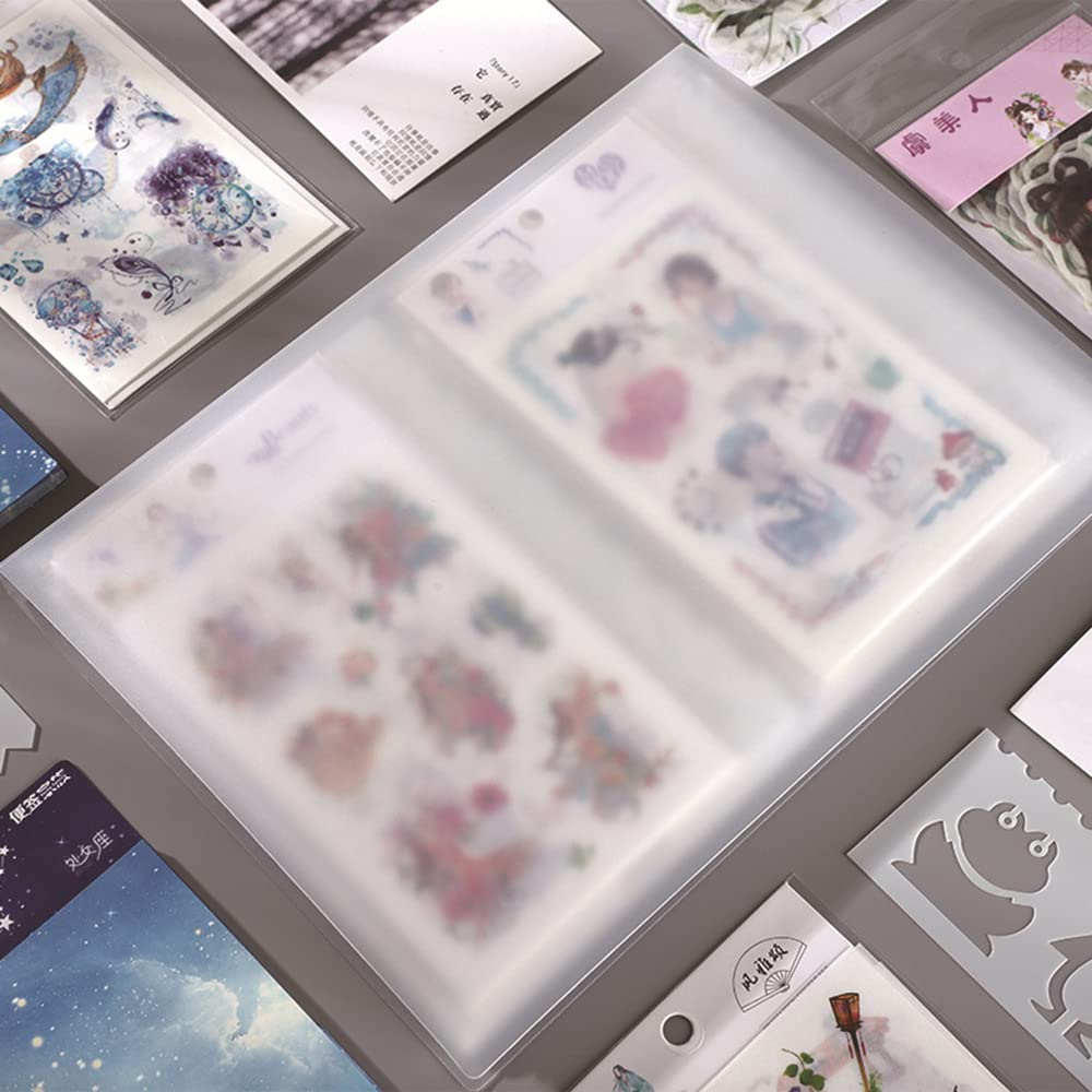 CAVAD 2 Pack Nail Art Sticker Storage Book - 160 Slots Empty Album with 160 Label Stickers | DIY Nail Decal Organizer for Professional & Home Manicure | Perfect for Salon, Travel, and Gift Giving