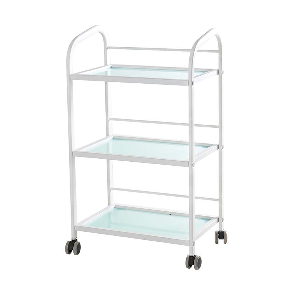 MERTNK Heavy Duty Rolling Utility Cart - 200kg Max Load, Movable Kitchen Trolley & Beauty Salon Cart with Storage | Perfect for Home, Salon, Warehouse & Office Organization
