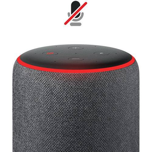 Amazon Echo (3rd Gen) Smart Speaker with Alexa - Heather Gray Fabric Design for Home, Office & Kitchen Use