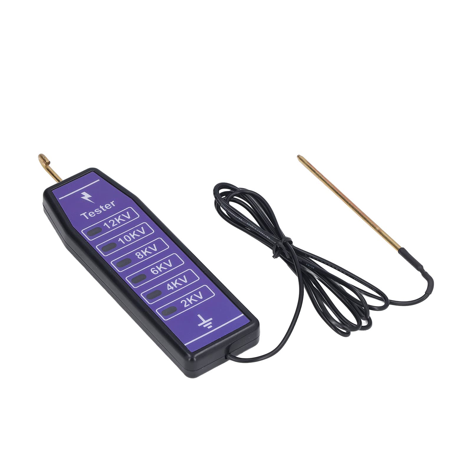 Electric Fence Tester 2000-12000V - Portable Voltage Meter for Electric Fences - Ideal for Sheep, Cattle & Farm Use - Perfect for Checking Fence Voltage & Ensuring Animal Safety