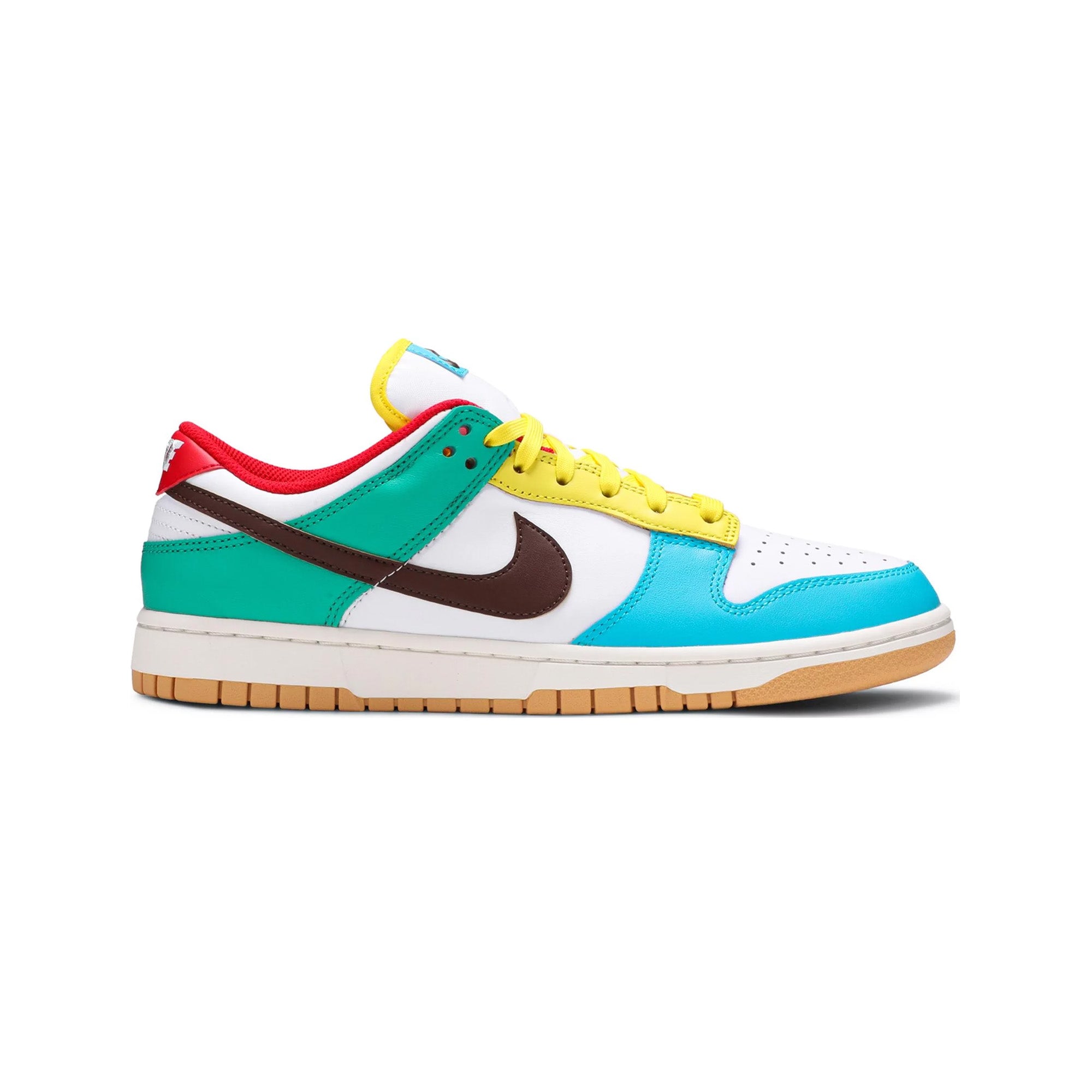 Nike Dunk Low SE 'Free 99 White' Sneakers - Men's/Women's Casual Basketball Shoes for Streetwear & Everyday Fashion