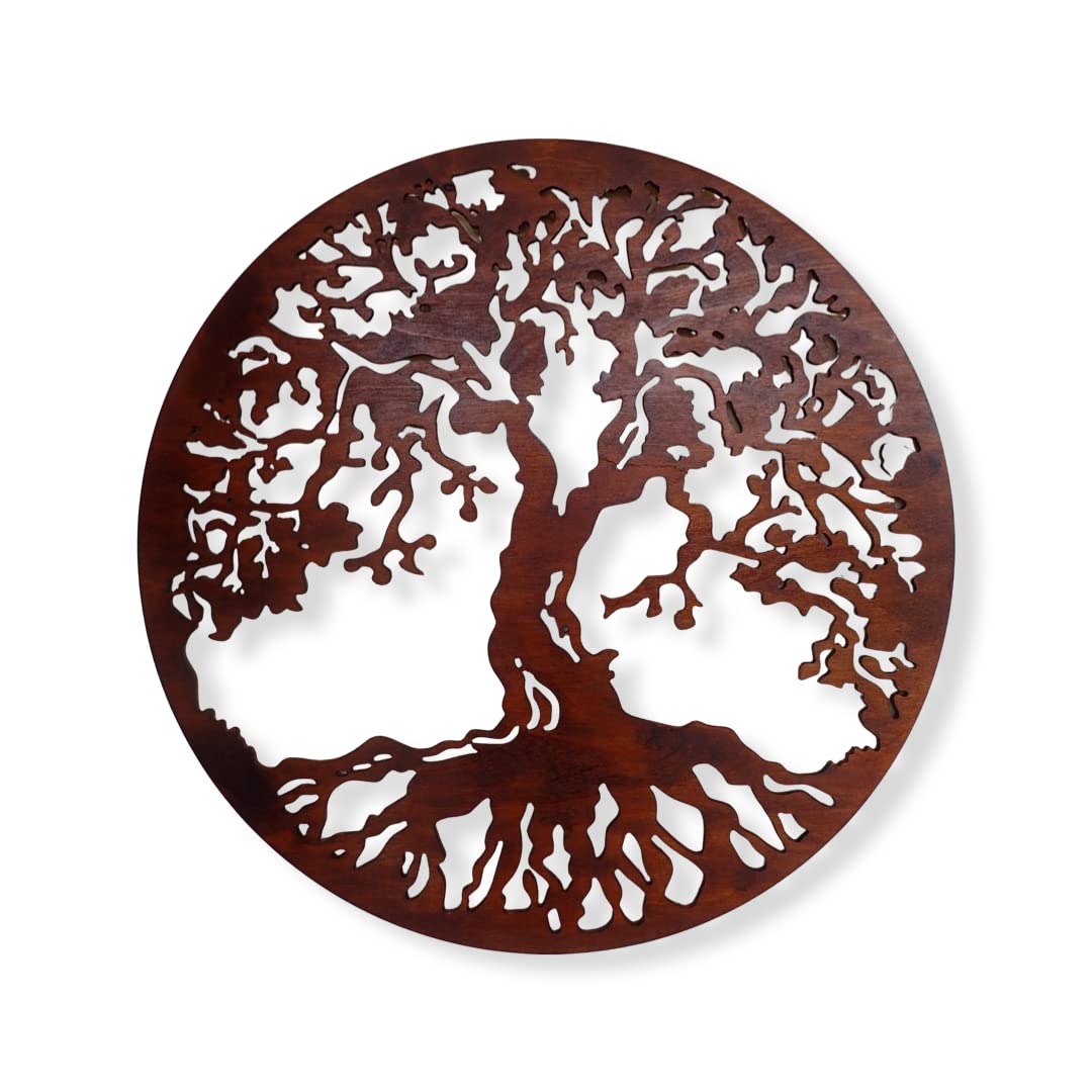 Serigart Tree of Life Wall Art - Handmade Metal Wall Decor for Living Room, Bedroom, Office - Spiritual Home Decor Gift for Housewarming, Wedding