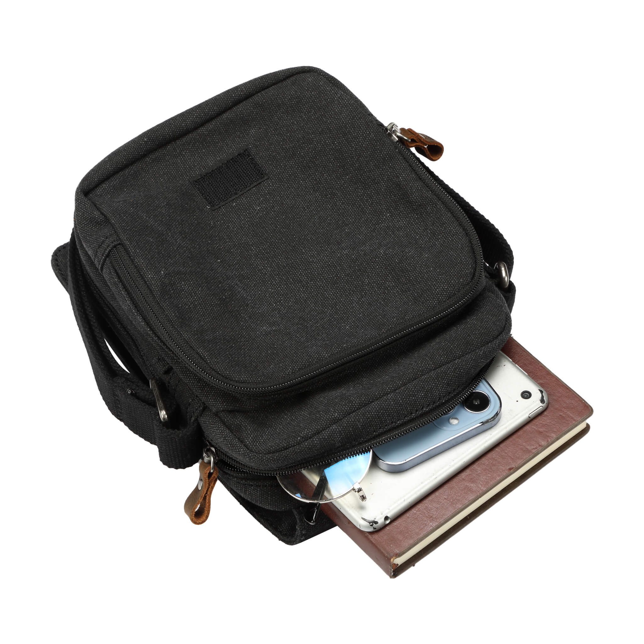 TRP0239 Troop London Classic Canvas Crossbody Bag - Stylish & Durable for Travel, Work & Everyday Use