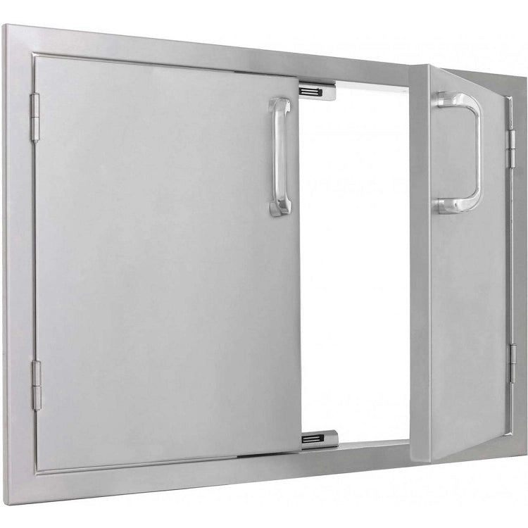 NorCal 260 Series 25 Inch Double Access Door - Heavy Duty Stainless Steel Commercial Kitchen Equipment for Restaurants, Bakeries & Food Service (Ideal for Walk-in Coolers & Food Storage Areas)