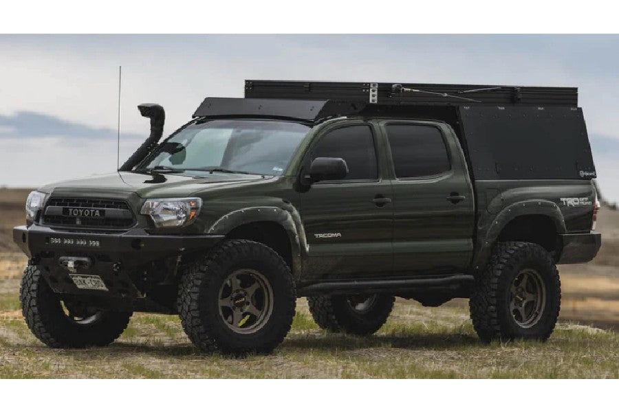 2005-2023 Toyota Tacoma Sherpa Animas 21-Inch Roof Rack - Half Height Textured Black for Cargo & Outdoor Gear - Perfect for Camping, Road Trips & Adventure Travel
