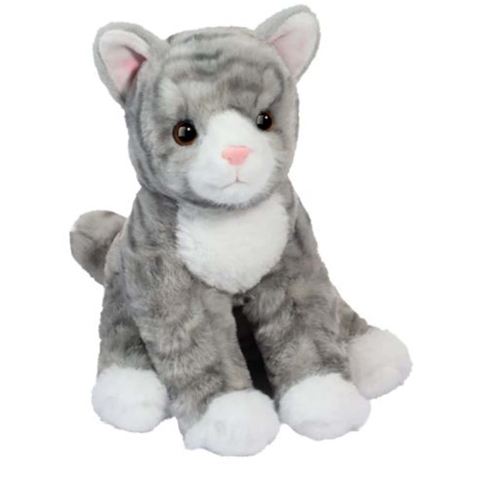 Douglas Tabbie Striped Cat Plush Toy - 11 Inch Soft Stuffed Animal for Kids, Cute Collectible Gift for Cat Lovers - Perfect for Bedroom Decor, Nursery, and Birthday Presents