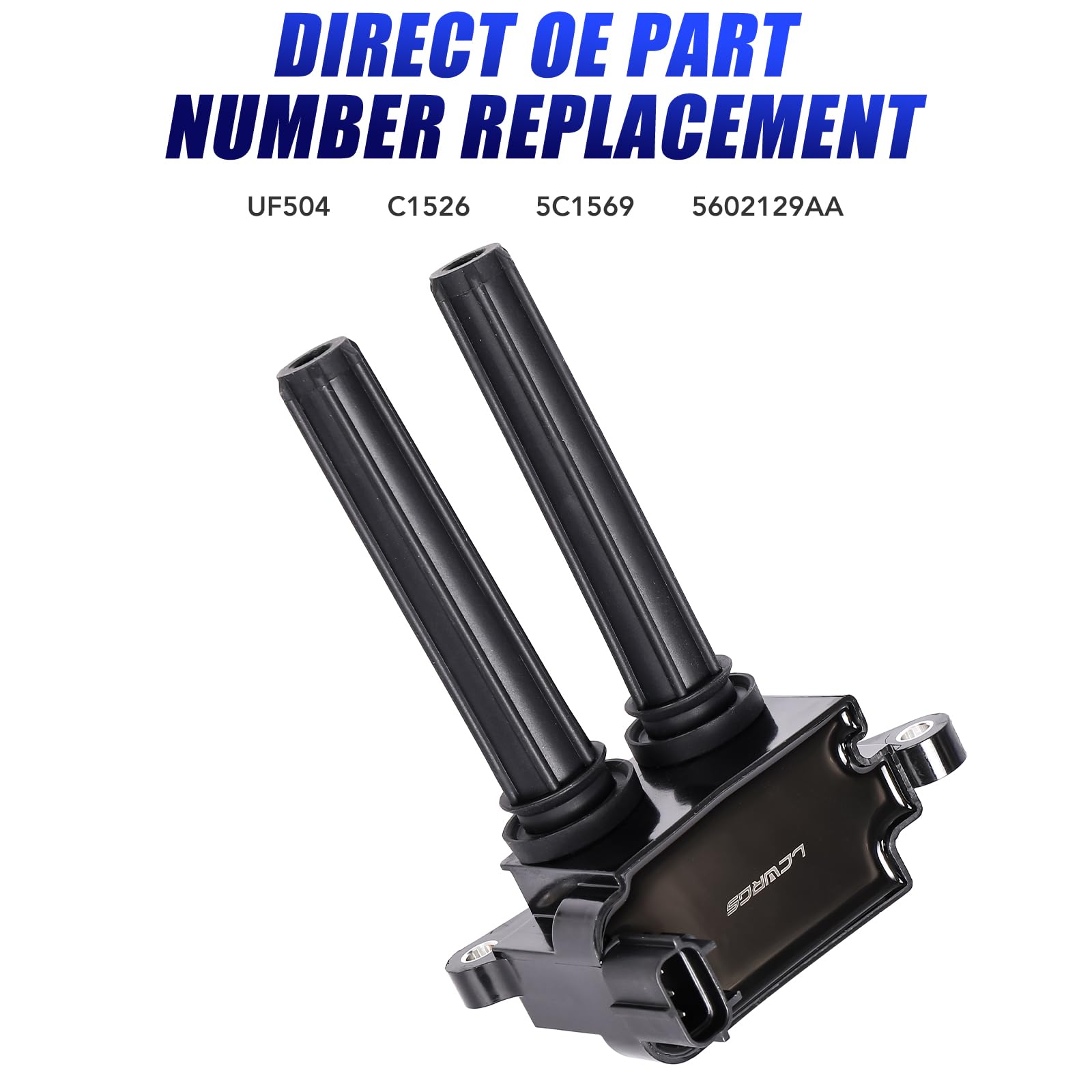 8x Ignition Coil Pack & 16x Iridium Spark Plugs Kit for 2009-2015 Dodge Ram 1500/2500/3500, Charger, Challenger, Durango - Compatible with 5.7L V8 HEMI Engine - High Performance Replacement Parts for Smoother Acceleration & Better Fuel Efficiency - Perfect for Off-Roading, Towing & Daily Driving