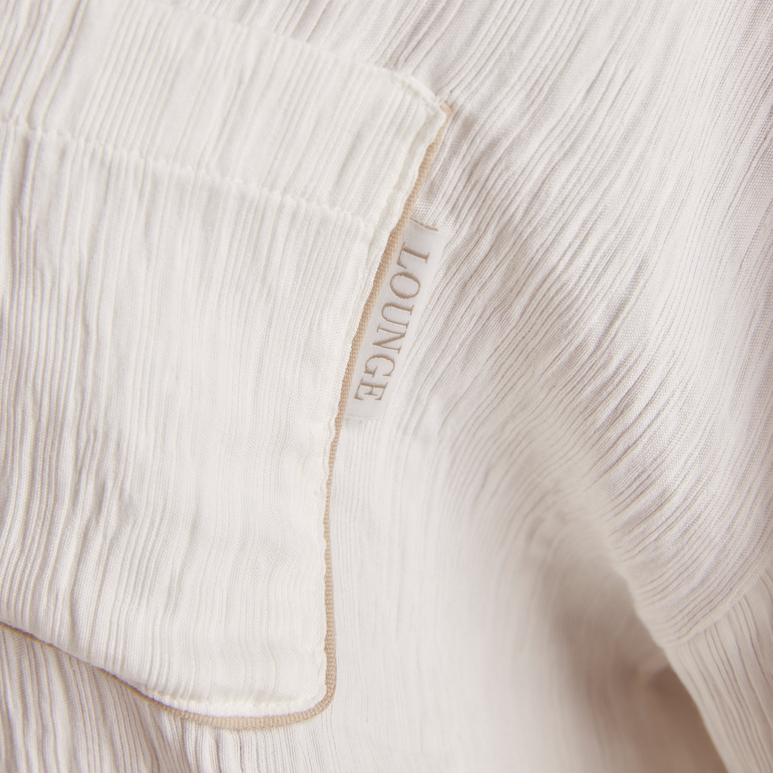 Soft Crinkle Cotton Pajama Shirt for Women - Breathable White Sleepwear | Perfect for Lounge Wear, Sleep & Relaxation at Home