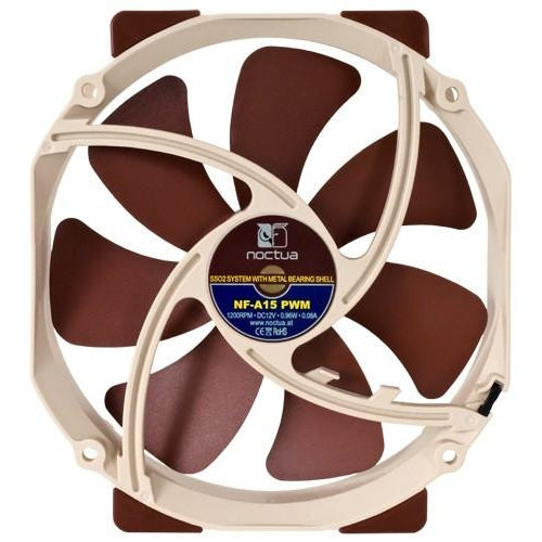 Noctua NF-A15 Premium 140x150x25mm Cooling Fan - High Performance PC Case & CPU Cooler for Quiet Gaming & Workstation Builds