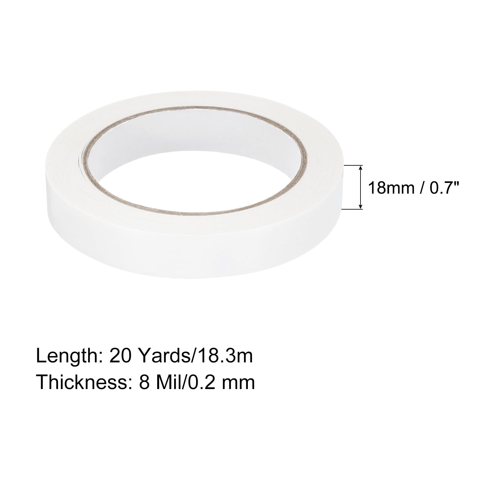 Meccanity Cloth Bookbinding Repair Tape Roll - 7/10 Inch x 20 Yards, 8 Mil Double Sided Adhesive for Cloth, Books & Document Restoration (1 Pack) - Perfect for Library Archives, Bookbinding Projects & Paper Conservation
