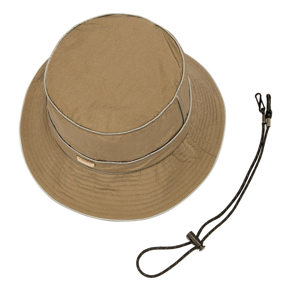 FORKICKS Waterproof Bucket Hat for Men & Women - Khaki Outdoor Sun Protection for Hiking, Fishing, and Beach Activities