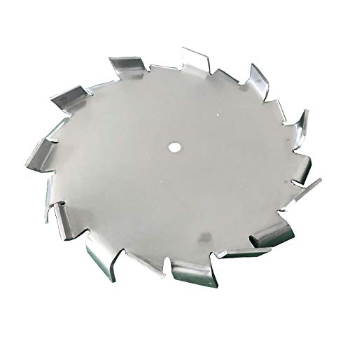YUCHENGTECH 304 Stainless Steel Dispersing Disc Impeller - 180x2.5x8mm Blade for Paint, Ink & Adhesive Mixing - High Shear Dispersion Machine Replacement Part - Durable Industrial Mixing Paddle for Chemical Processing & Coating Production