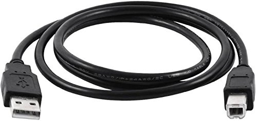 10ft USB 2.0 Printer Cable - USB A Male to B Male Scanner Cord for Canon, HP, Lexmark, Dell, Xerox, Samsung Printers - High-Speed Data Transfer for Office & Home Use