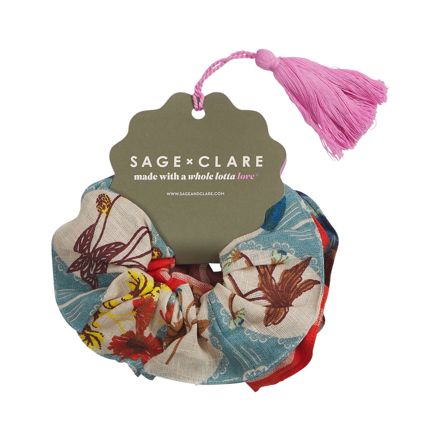 Gigi Scrunchie Set of 3 - Soft Hair Ties for Women & Girls | Perfect for Workouts, Yoga, and Everyday Use