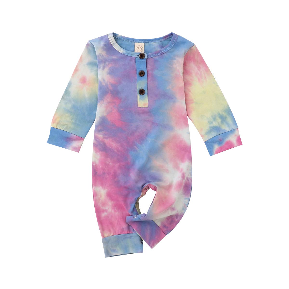 Honganda Baby Romper Jumpsuit - Soft Cotton Button-Up Playsuit for Infant Boys & Girls (0-24 Months) | Spring Summer Outfit for Playtime, Daycare & Family Photos