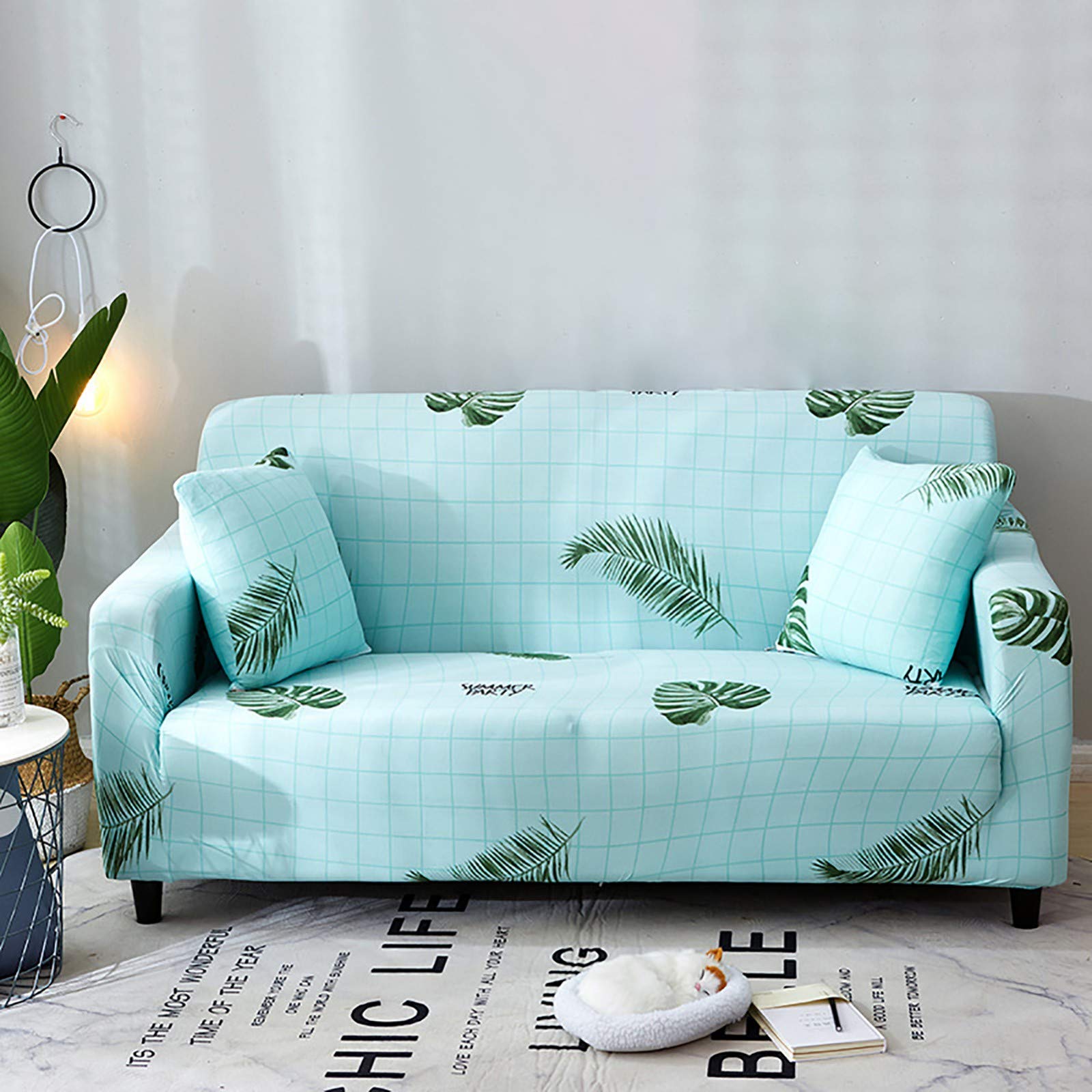 Premium Water-Repellent Stretch Sofa Slipcover for 1/2/3/4 Seat Couch - Super Soft Pet-Friendly Furniture Protector for Dogs - Perfect for Living Room, Family Gatherings & Pet Owners (3-Seater)