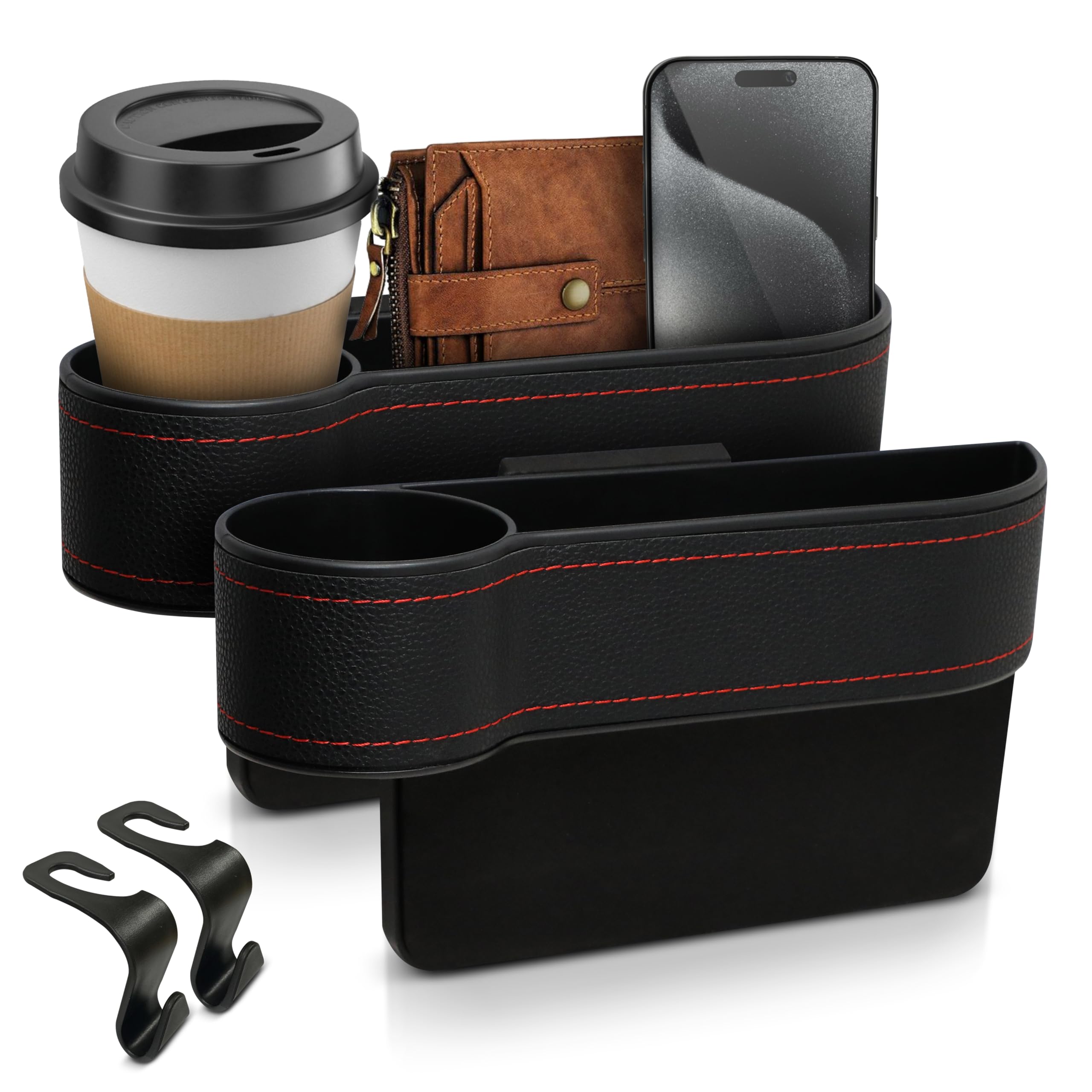 EcoNour Car Seat Gap Filler with Cup Holder (10