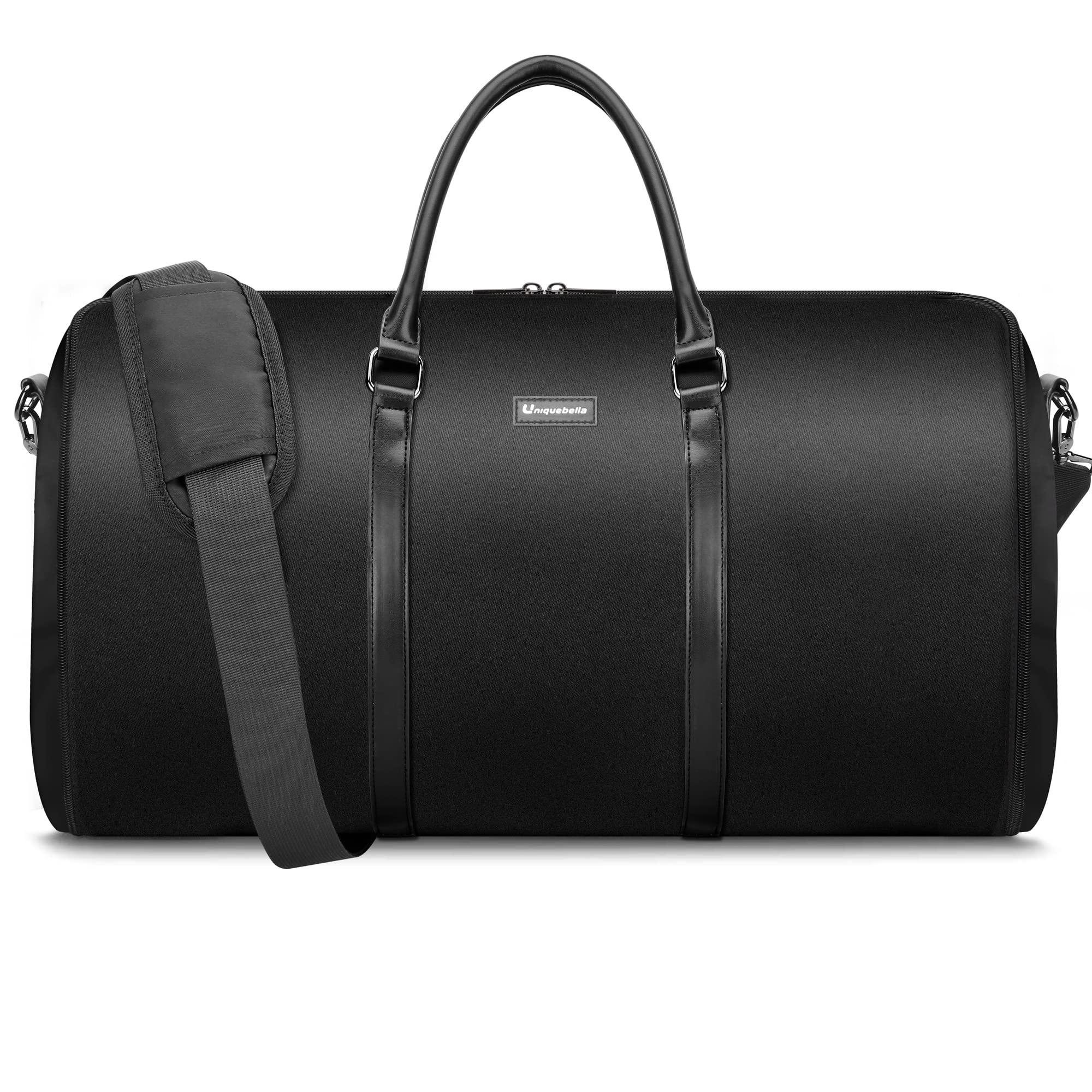 UNIQUEBELLA Convertible Carry-On Garment & Duffel Travel Bag for Men & Women with Adjustable Shoulder Strap - Perfect for Business Trips, Weekend Getaways & Airplane Flights