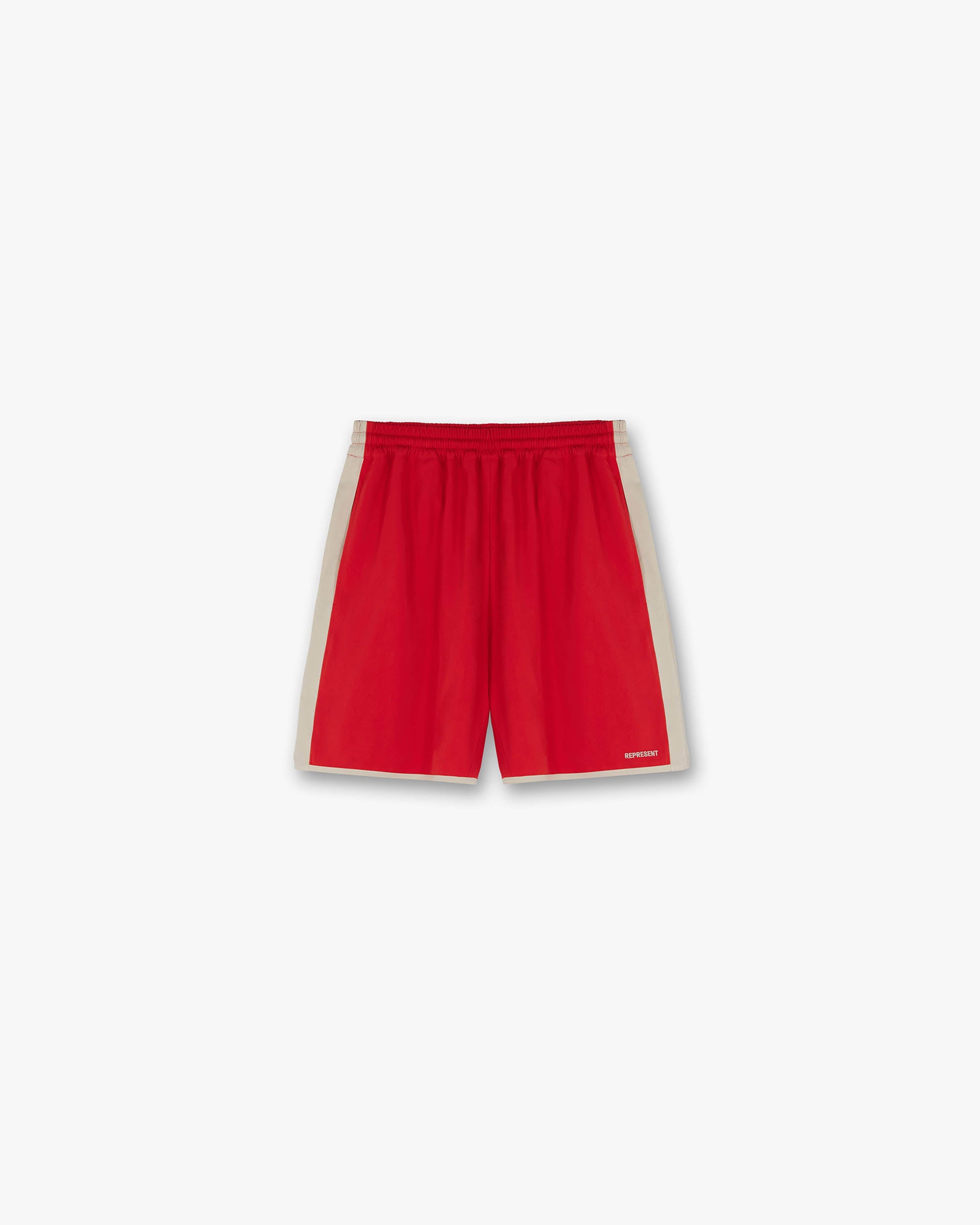 Burnt Red Souvenir Shorts - Comfortable Casual Wear for Beach, Vacation & Summer Outings