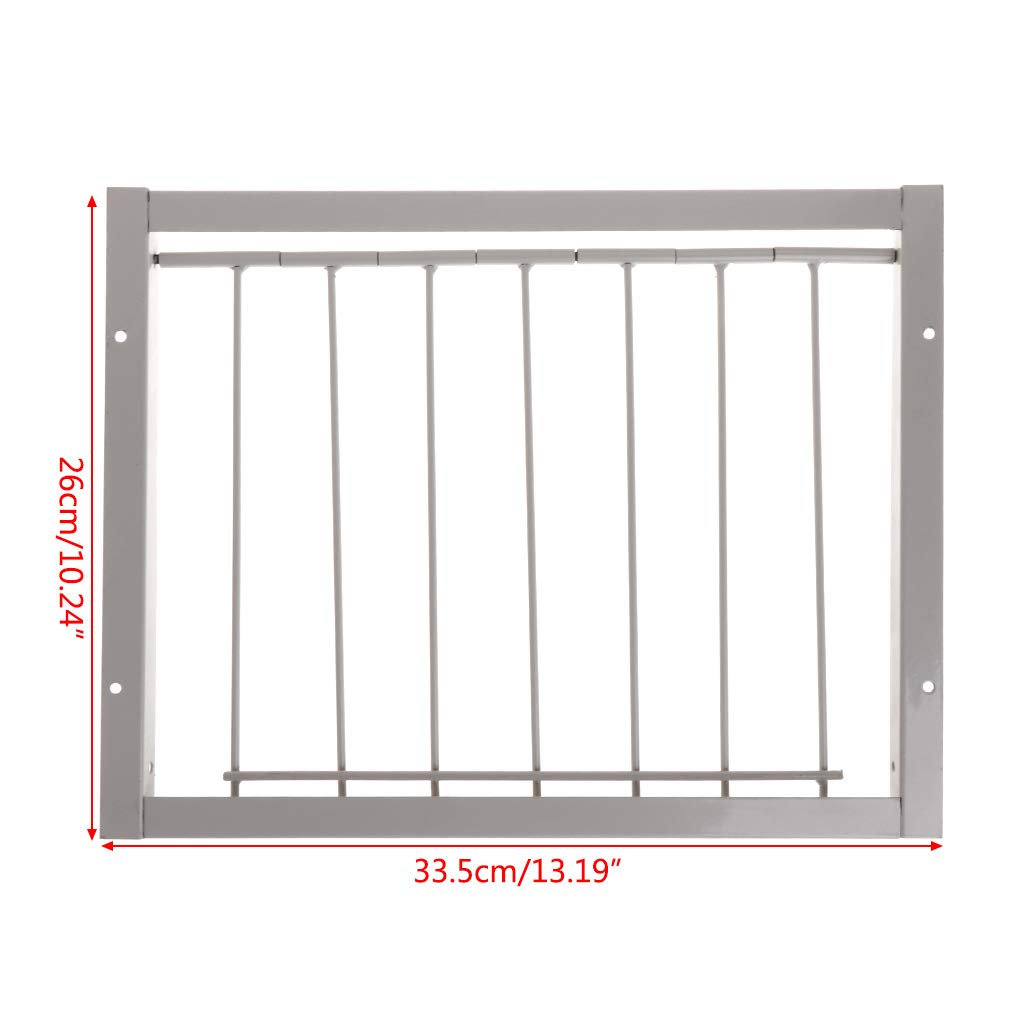 NABIAN Pigeon Trap Door - Heavy Duty Wire Bars Frame Entrance with Catch Bar for Racing Birds & Loft Supplies | Perfect for Pigeon Racing, Breeding & Training | Easy Installation & Durable Design