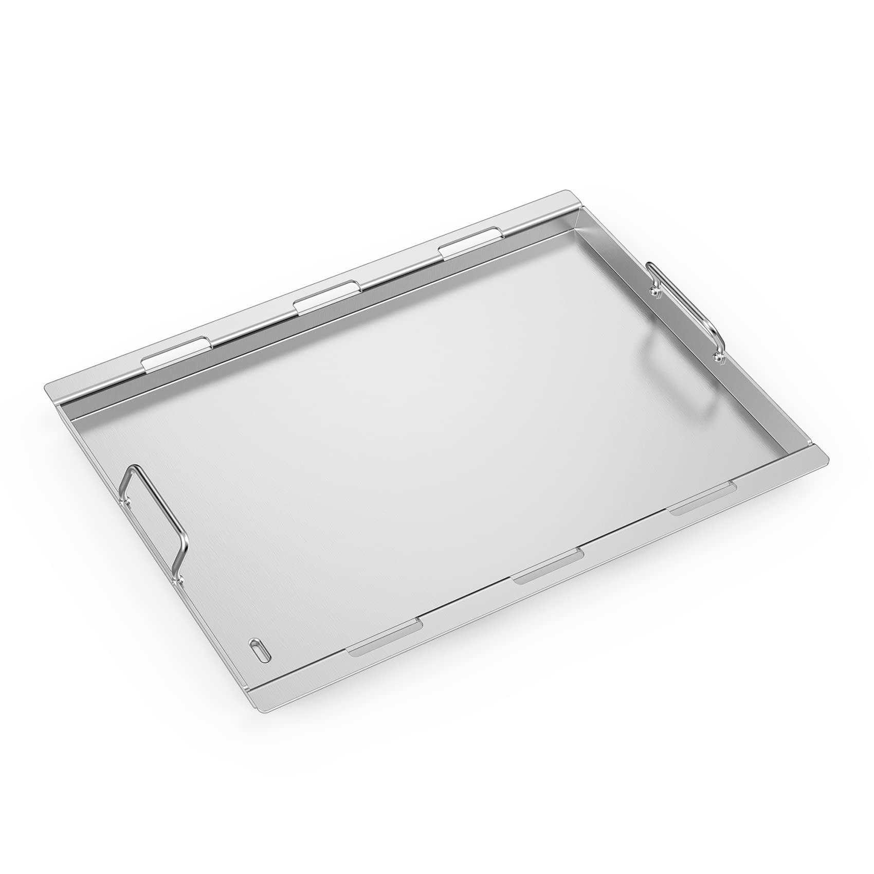 Stanbroil Stainless Steel Flat Top Griddle - Full-Size Griddle Insert for Weber Genesis II & Genesis II LX 300 Series Gas Grills | Perfect for Outdoor BBQ, Camping & Backyard Cooking