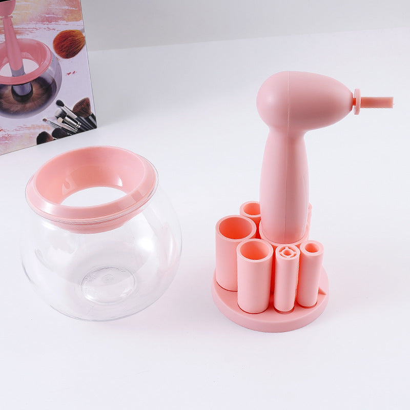 Electric Scrubber Quick Drying Machine for Makeup Brushes | Professional Brush Cleaner Tool | Perfect for Salon, Home & Travel Use