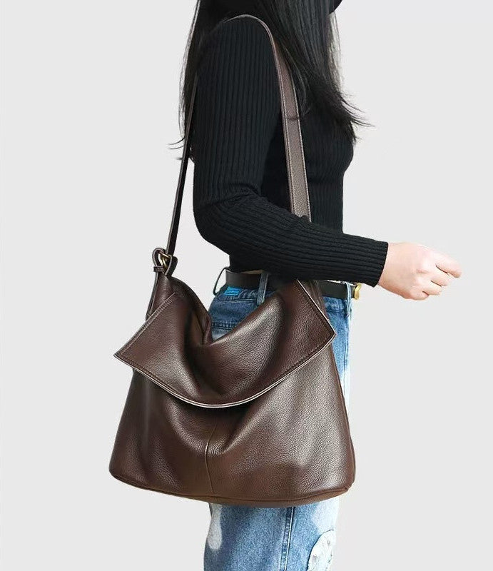 Soft Flap Shoulder Crossbody Bag for Women - Stylish & Lightweight Purse for Everyday Use, Work, and Travel