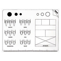 DL PRO Nail Art Silicone Stamping Mat - Professional DIY Nail Design Tool for Manicure, Pedicure & Nail Stamping - Perfect for Home Salon, Nail Artists & Beginners (10.2x7.8in)