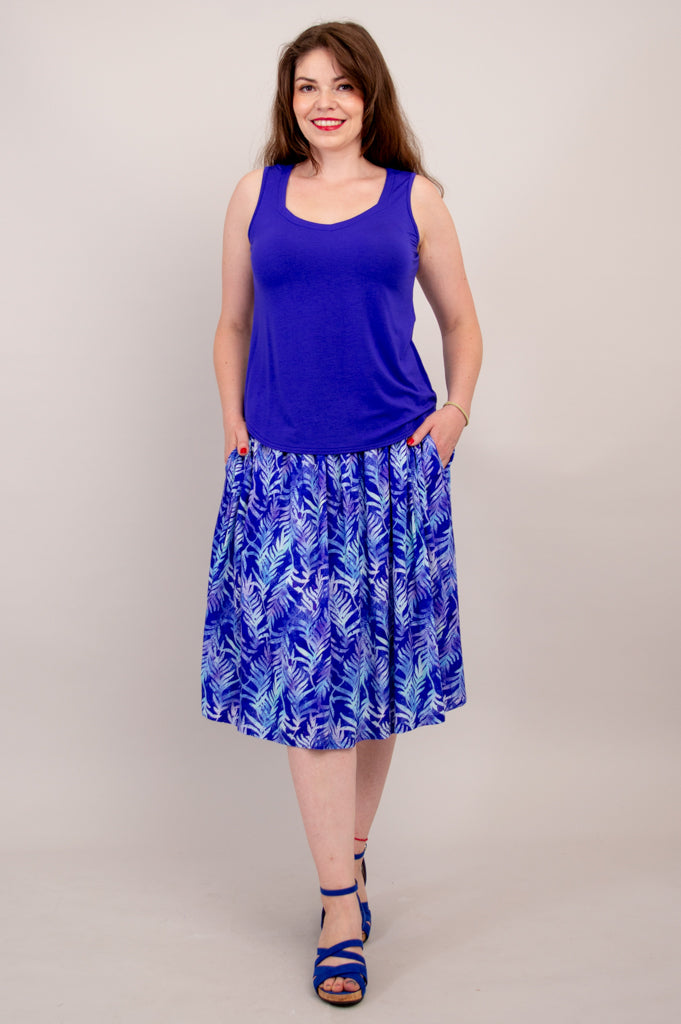 Eco-Friendly Hazel Skirt - Palma Style Linen Bamboo Blend for Women | Perfect for Summer Outfits, Beach Vacations & Casual Wear