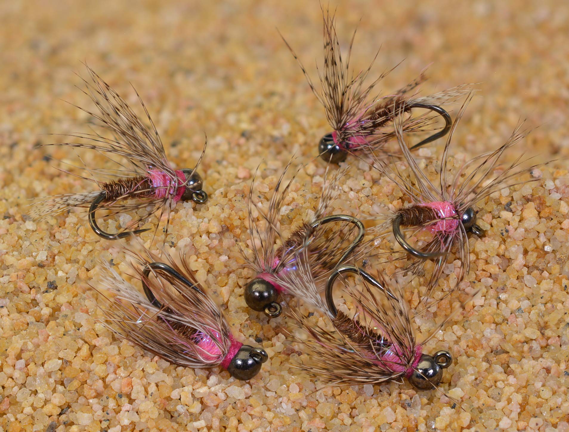 Premium Tungsten Bead Frenchie Jig Fly - Euro Nymph Flies with Hanak Hooks for Trout Fishing - Perfect for Fly Fishing in Rivers and Streams