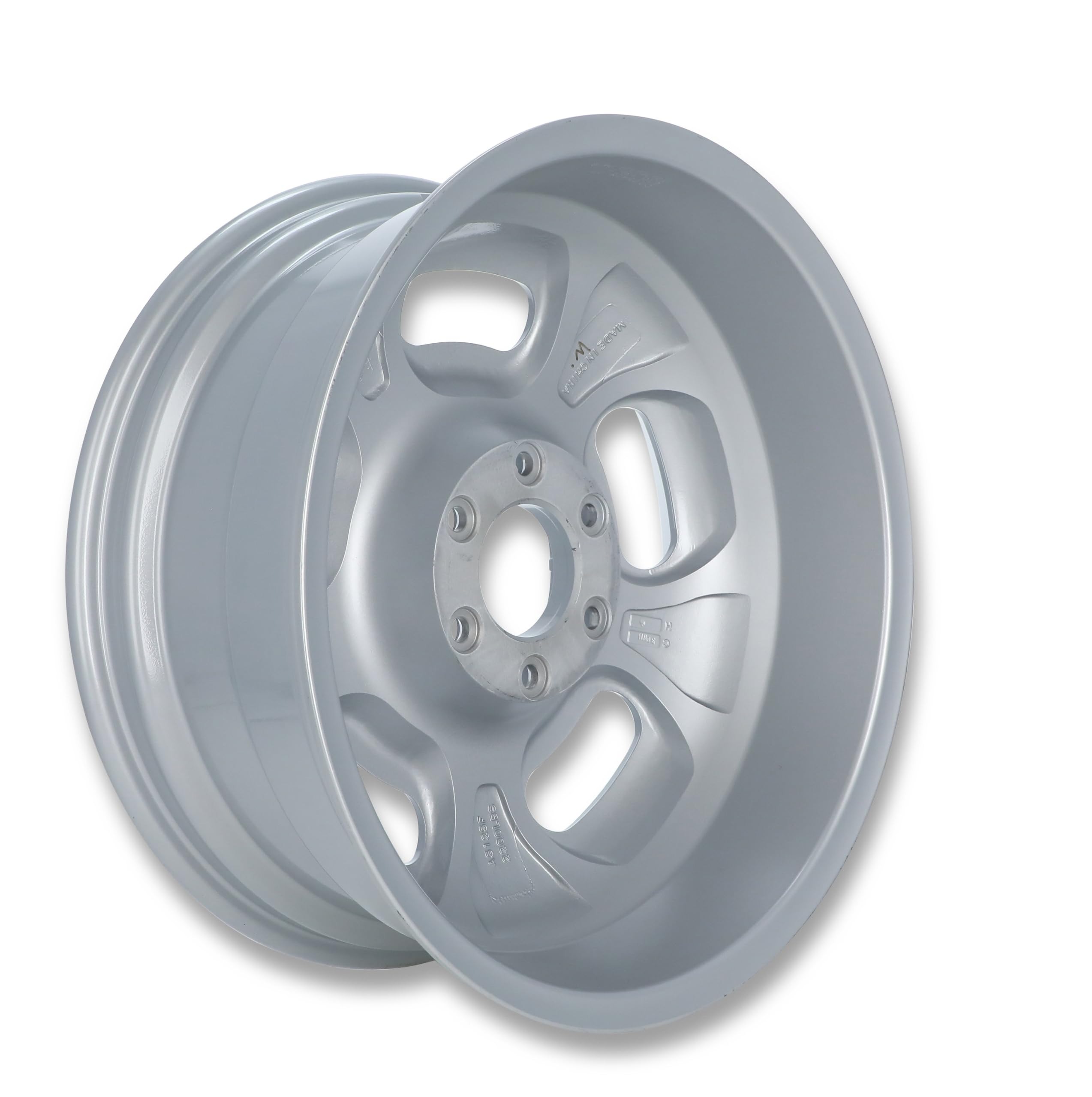 107S-2808300 107 Series Rally 20x8-4.5 Backspace 6x5.5/6x139.7 Bolt Pattern Gray with Machine Lip Wheels - Perfect for Off-Road Trucks, SUVs, and Jeep Wrangler JK JL TJ Gladiator