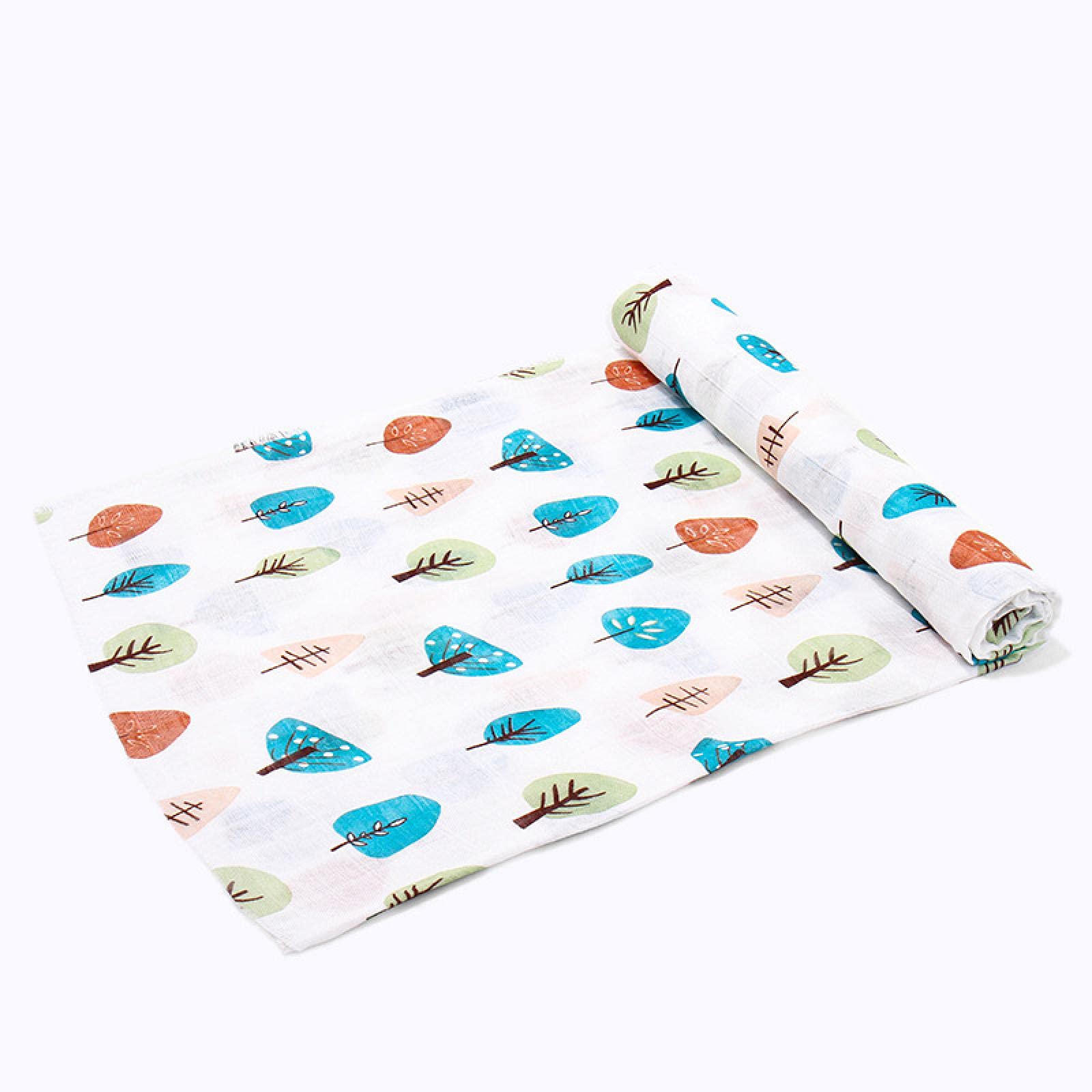 DNAEGH Soft Cotton Baby Blanket for Newborns - Breathable Muslin Swaddle Wrap & Nursing Cover - Perfect for Swaddling, Stroller, Crib & Photo Shoots (20