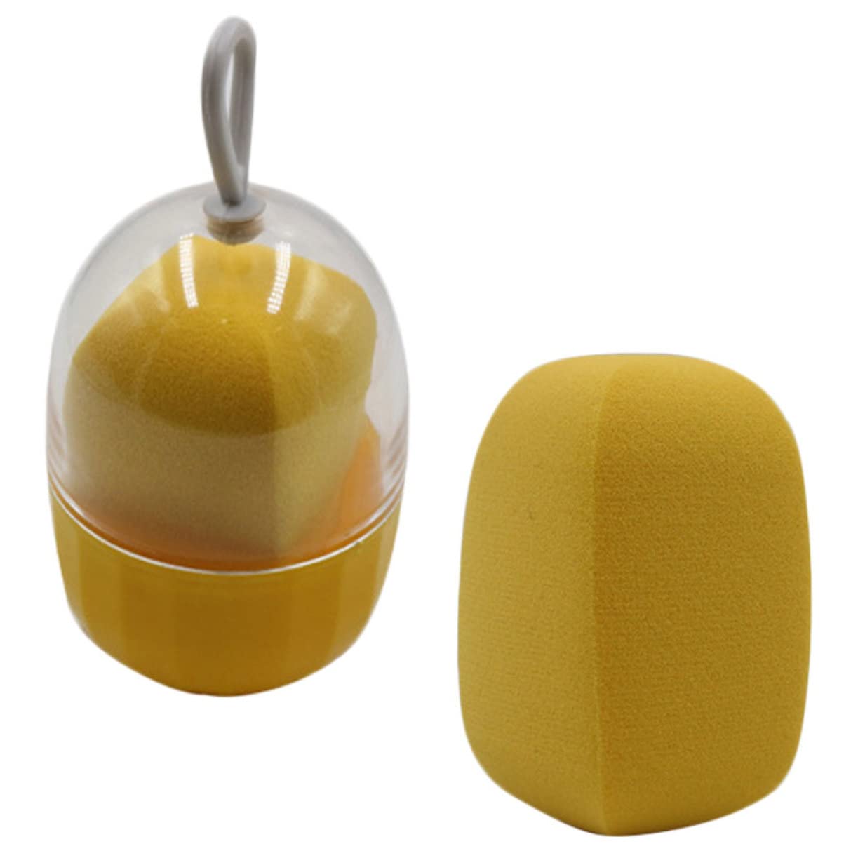 ADOCARN 2-Pack Makeup Sponge & Powder Puff Set - Soft Blending Sponge for Foundation, Concealer, Air Cushion - Perfect for Liquid, Cream & Powder Makeup Application - Ideal for Daily Makeup, Travel & Professional Use