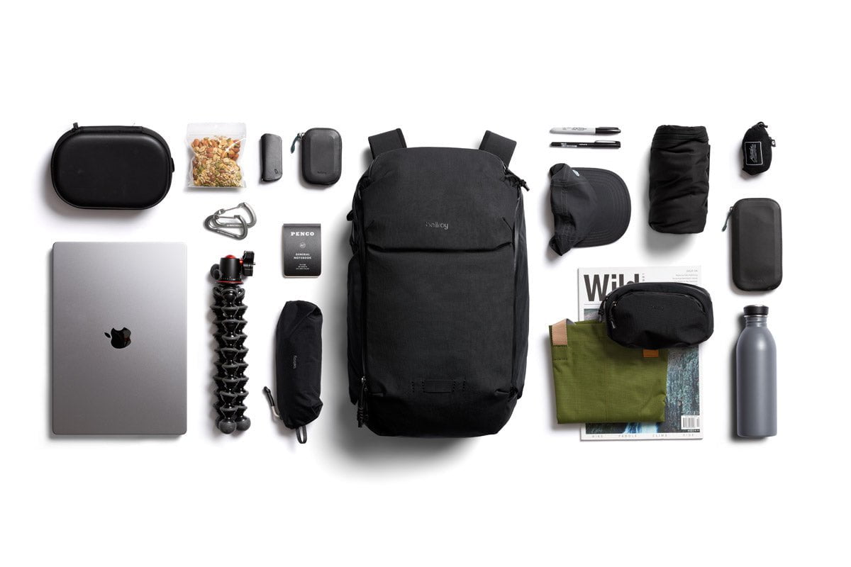 Bellroy Venture Ready Pack 20L Waterproof Backpack - Lightweight Travel & Hiking Daypack for Men & Women - Perfect for Commuting, Outdoor Adventures & Daily Use