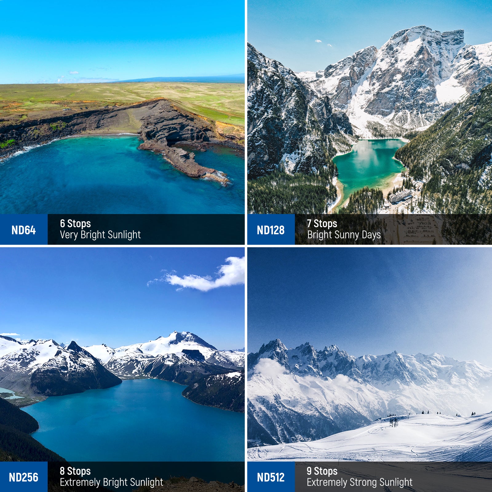 NEEWER FL 33 4-Pack Adjustable ND Filter Kit for DJI Mini 4 Pro Drone - Perfect for Aerial Photography, Videography & Cinematic Shots in Bright Sunlight