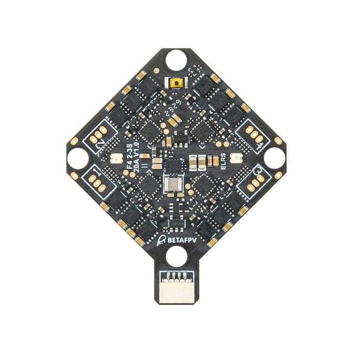 BetaFPV F4 20A V1 2 3S AIO Flight Controller with 20A 8Bit 4in1 ESC & ELRS 2.4GHz (UART) - Perfect for Whoop and Toothpick Drones, FPV Racing and Freestyle Flying