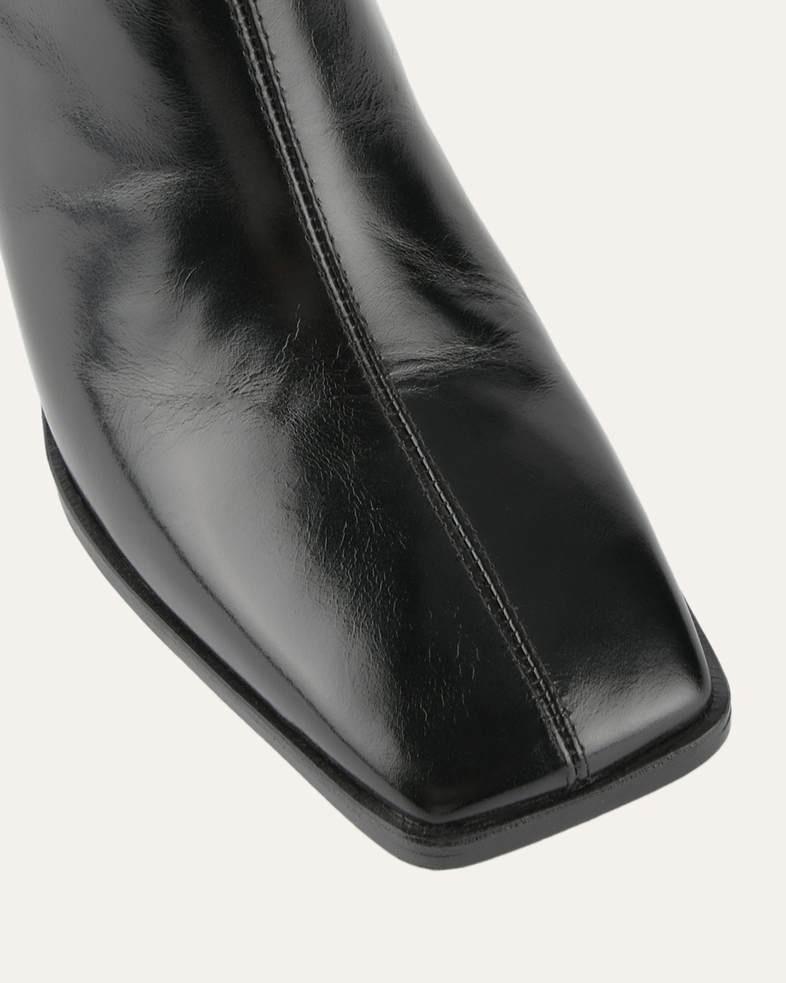 Hattie Black Leather High Ankle Boots for Women - Stylish & Comfortable Footwear for Office, Party & Everyday Wear