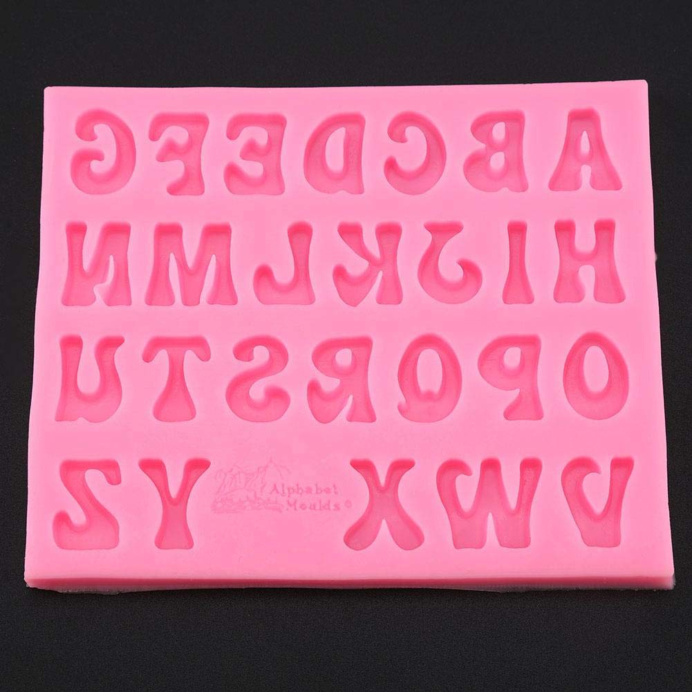 Premium Silicone Letter Molds for Candy, Cake, Fondant & Chocolate Decorating - DIY Baking Tools for Birthdays, Weddings & Party Desserts