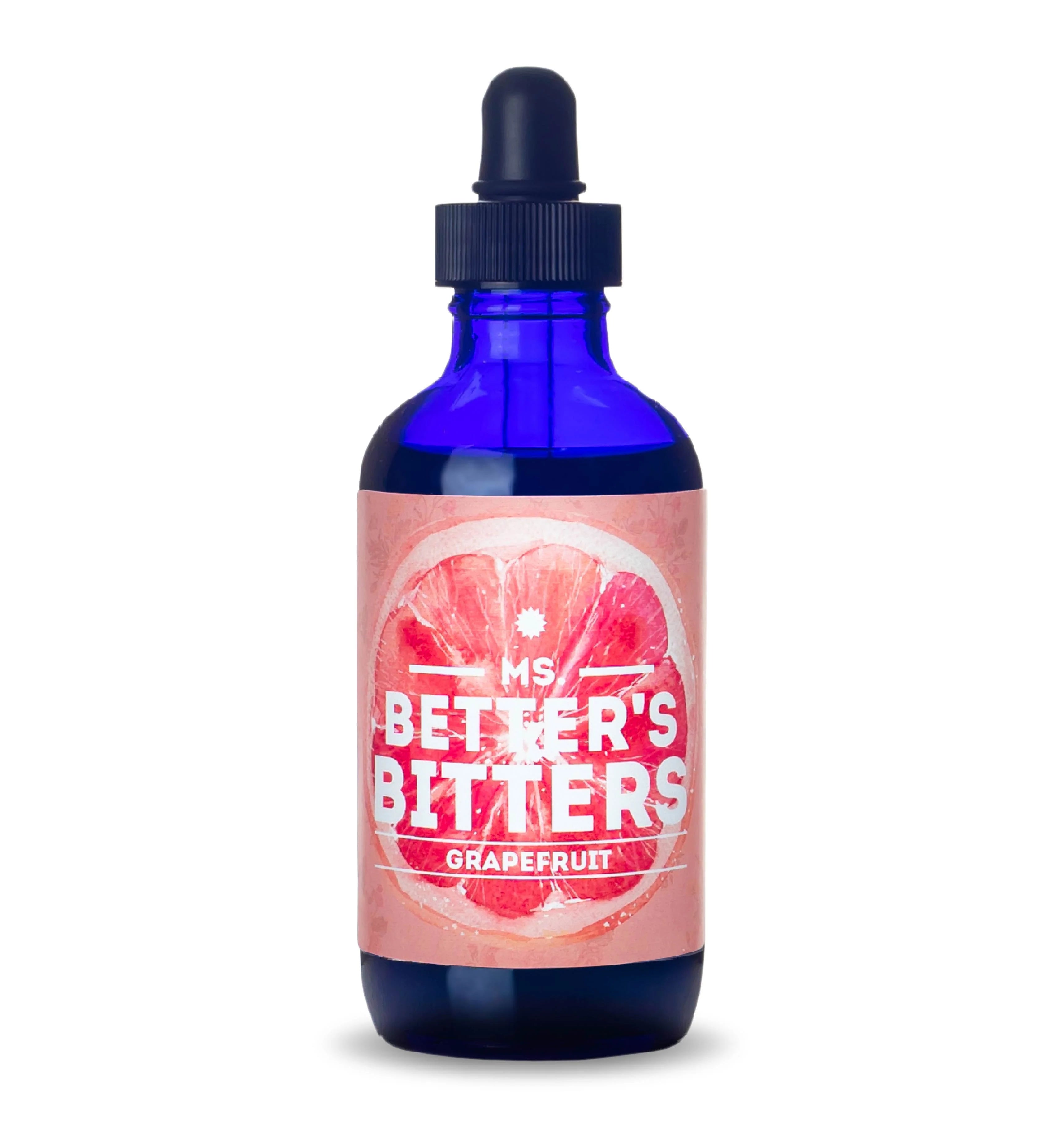 MS. BETTER'S BITTERS Grapefruit Flavor - 4oz Premium Cocktail Bitters for Mixology, Craft Cocktails & Mocktails | Perfect for Bartenders & Home Bars
