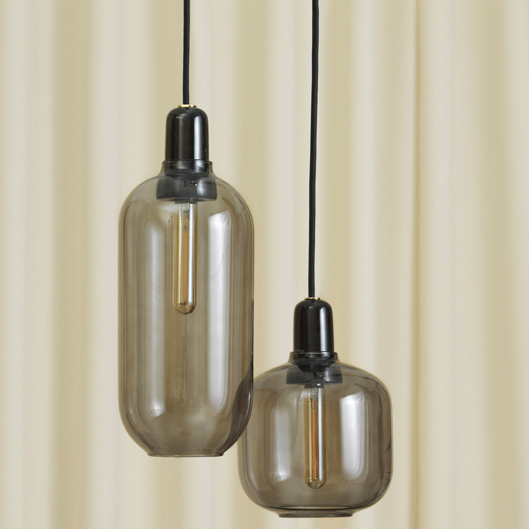 Modern Amp Pendant Lamp - Industrial Style Hanging Light Fixture for Kitchen Island, Dining Room & Bedroom Lighting | Dimmable Edison Bulb Compatible